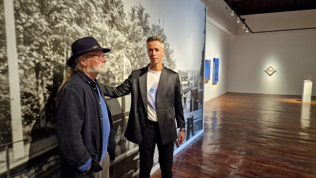 Klaus Berends y Alejandro Gopar 1 Die Sala Cabrera Pinto in La Laguna zeigt eine Retrospektive, die dem deutschen Künstler Klaus Berends gewidmet ist