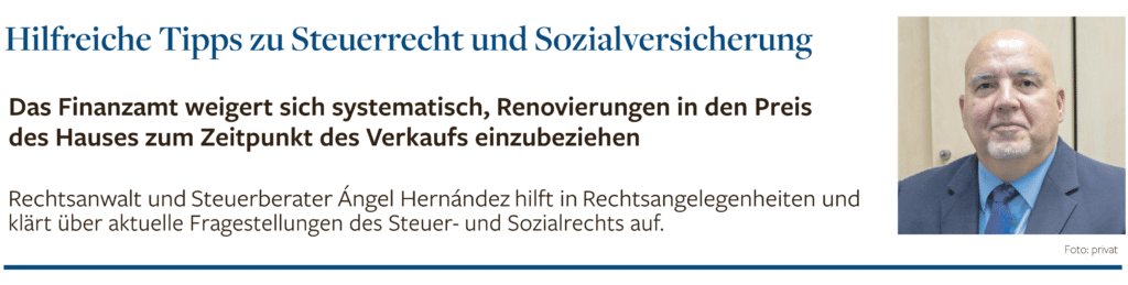 Unbenannt 1 Das Finanzamt weigert sich systematisch, Renovierungen in den Preis des Hauses zum Zeitpunkt des Verkaufs einzubeziehen