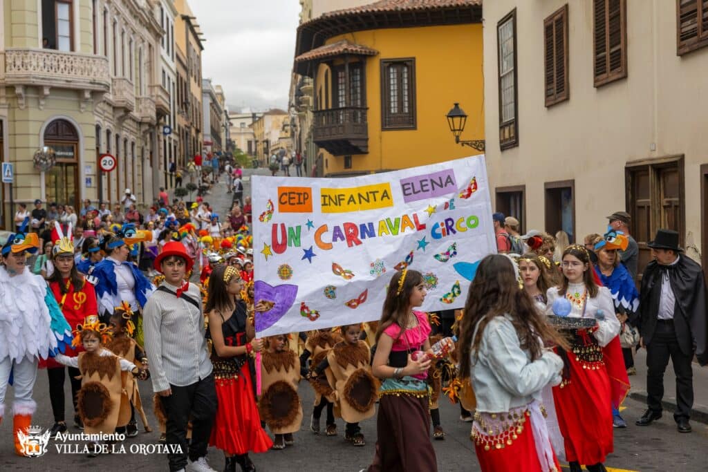 coso infantil 2024 2 Die Kinder des Dorfes weihen den Karneval in La Orotava ein